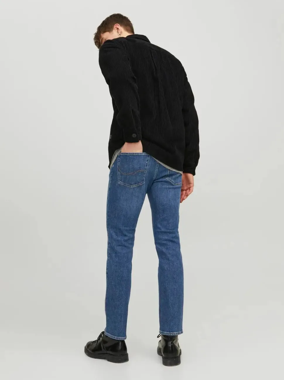 Jack and Jones miesten farkut, JJICLARK JJORIGINAL AM 379 Blue Denim