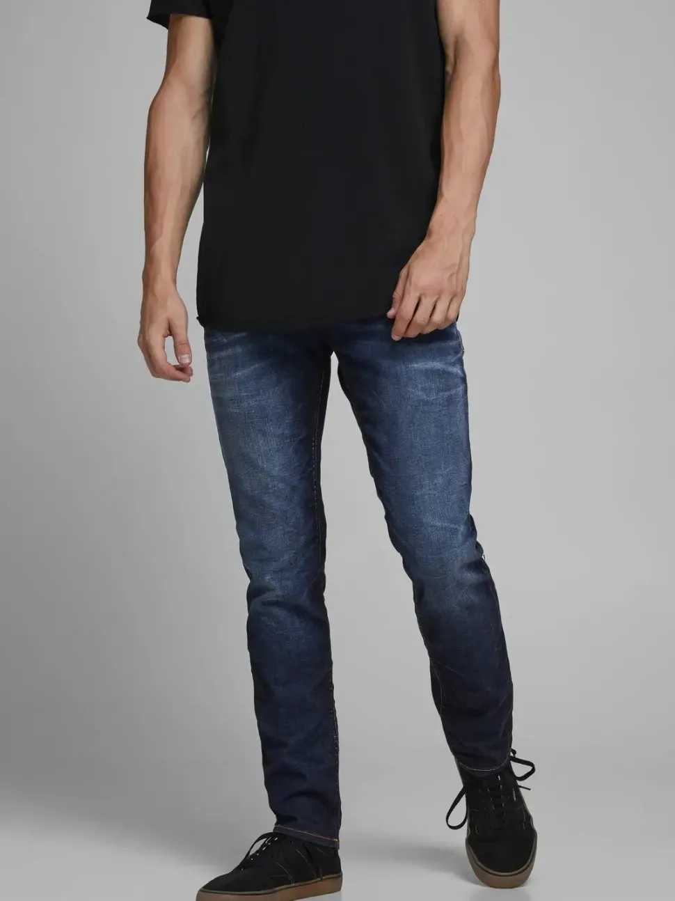 Jack and Jones Miesten Farkut, JJITIM JJORIGINAL JOS 719 NOOS Blue Denim