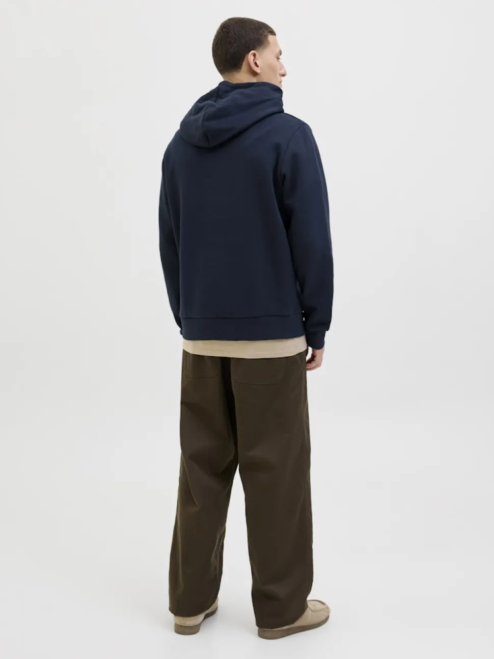 Jack and Jones miesten huppari, JJELOGO SWEAT HOOD 2 COL 25/26 Sky Captain