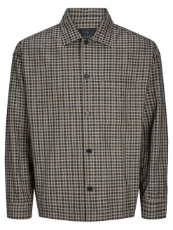 Jack and Jones miesten paita, JPRBLAMADISON L/S OVERSHIRT BF Slate Black