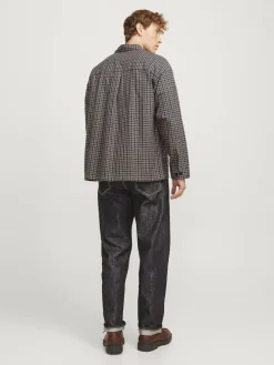 Jack and Jones miesten paita, JPRBLAMADISON L/S OVERSHIRT BF Slate Black