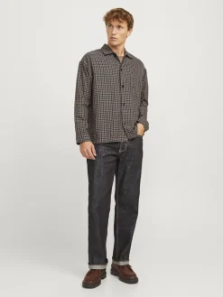 Jack and Jones miesten paita, JPRBLAMADISON L/S OVERSHIRT BF Slate Black