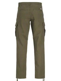 Jack and Jones miesten reisitaskuhousut, JPSTKANE BARKLEY CARGO PANT Olive Night