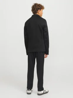 JACK&JONES JUNIOR lasten puvunhousut, JJEJAXON JERSEY TROUSER NOOS JNR Musta