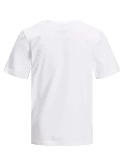 JACK&JONES JUNIOR t-paita, JJEORGANIC BASIC TEE SS O-NECK Valkoinen