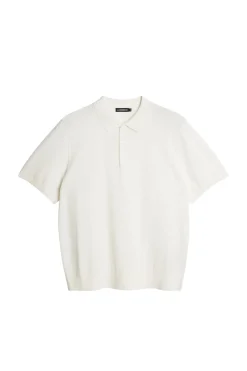J.Lindeberg miesten pikeepaita, REYMOND SOLID STRIPE POLO Valkoinen