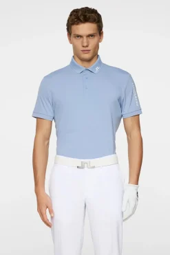 J.Lindeberg miesten pikeepaita, TOUR TECH POLO GOLF Vaaleansininen