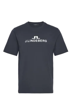 J.Lindeberg miesten t-paita, K M LOGO T-SHIRT Tummansininen