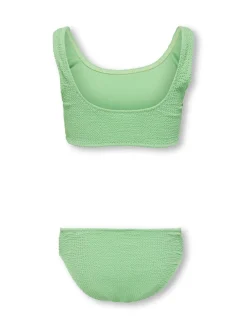 Kids Only bikinit, KOGAMANDA STRUCTURE BIKINI SET Vaaleanvihreä