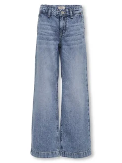 Kids Only lasten farkut KOGCOMET WIDE LEG NOOS SININEN, INDIGO