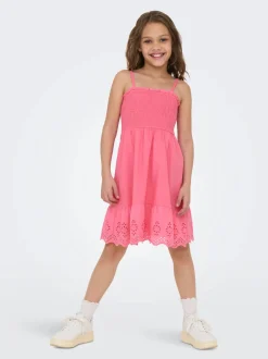 Kids Only lasten mekko, KOGLOU LIFE EMB SMOCK DRESS Vadelma