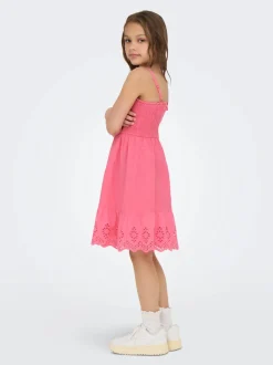 Kids Only lasten mekko, KOGLOU LIFE EMB SMOCK DRESS Vadelma