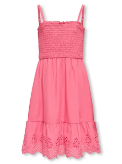 Kids Only lasten mekko, KOGLOU LIFE EMB SMOCK DRESS Vadelma
