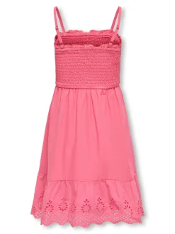 Kids Only lasten mekko, KOGLOU LIFE EMB SMOCK DRESS Vadelma