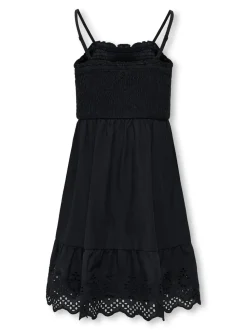 Kids Only lasten mekko, KOGLOU LIFE EMB SMOCK DRESS Musta
