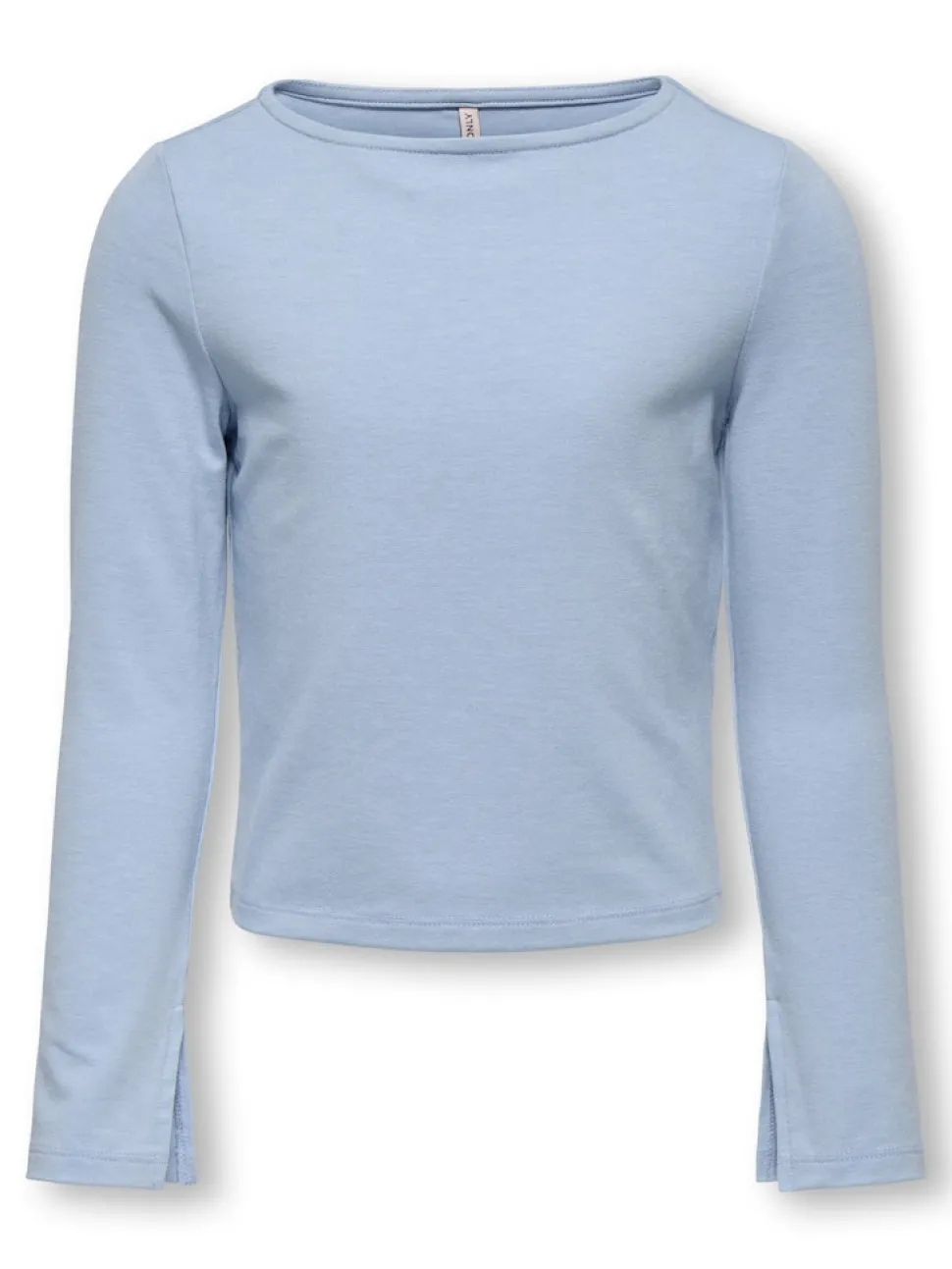 Kids Only lasten paita, KOGFELINA L/S BOATNECK SLIT TOP Vaaleansininen