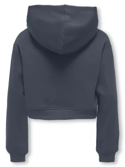Kids Only lasten svetari, KOGSWEAT LIFE LS HOODIE SHORT Tumma Turkoosi