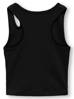 Kids Only lasten toppi, KOGNESSA LIFE S/L CUT OUT TOP Musta