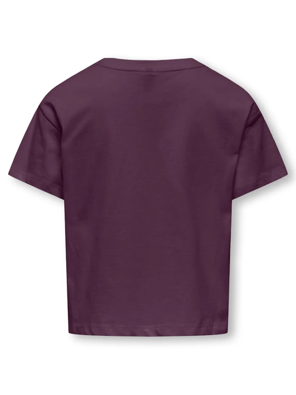 Kids Only lasten t-paita, KOGMAIKEN LIFE CROPHEART SS TOP Viininpunainen