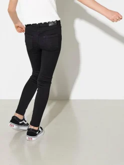 Kids Only Tyttöjen Skinny Fit Farkut, KONROYAL LIFE REG SKINNY JEANS Musta