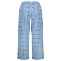 Klement naisten pyjamahousut Kia ruutuhousu, sininen