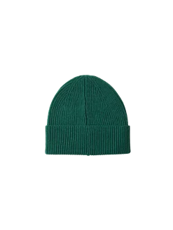 K MASON MERINO BEANIE TUMMANVIHREÄ