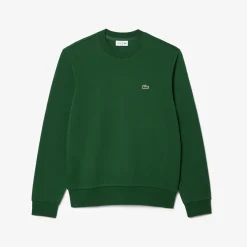 Lacoste Miesten Collegepaita, BRUSHED COTTON FLEEX JOGGER SWEATSHIRT Vihreä
