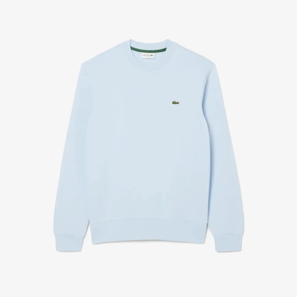 Lacoste Miesten Collegepaita, BRUSHED COTTON FLEEX JOGGER SWEATSHIRT Vaaleansininen