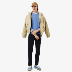 Lacoste miesten neulepusero K MONOCHROME CARDED WOOL NECK SWEATER, vaaleansininen