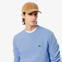 Lacoste miesten neulepusero K MONOCHROME CARDED WOOL NECK SWEATER, vaaleansininen