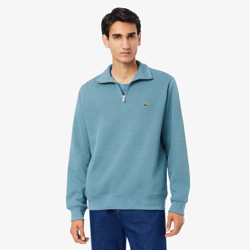 Lacoste Miesten Paita, K HIGH NECK ZIPPED MONOCHROME Indigo