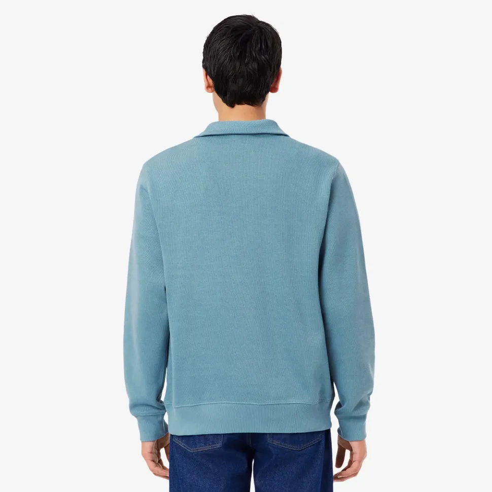 Lacoste Miesten Paita, K HIGH NECK ZIPPED MONOCHROME Indigo
