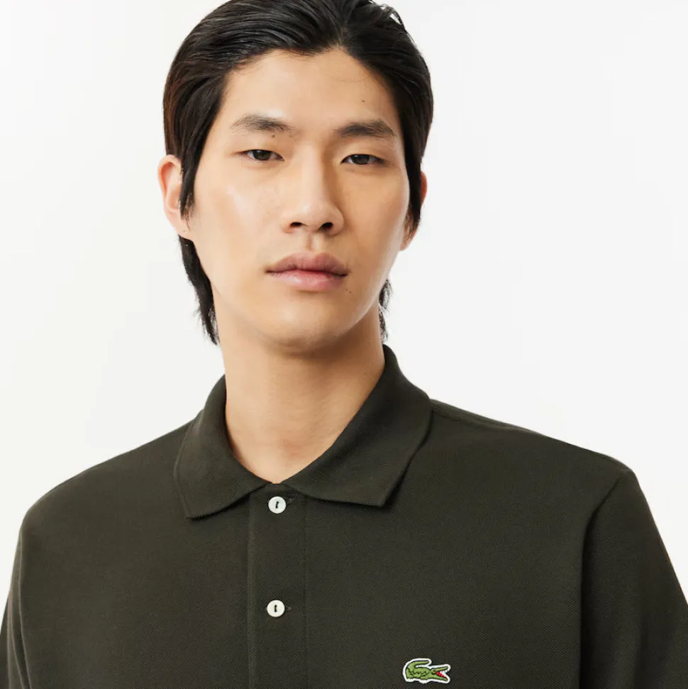 Lacoste Miesten Pikeepaita, ORIGINAL L1212 POLO NOS Tummanvihreä