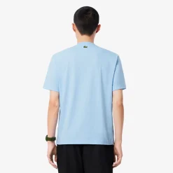 Lacoste miesten t-paita, LACOSTE BIG LOGO Vaaleansininen