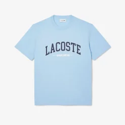 Lacoste miesten t-paita, LACOSTE BIG LOGO Vaaleansininen