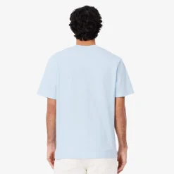 Lacoste miesten t-paita, MID WEIGHT COTTON JERSEY T-SHIRT Vaaleansininen