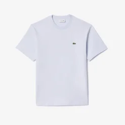 Lacoste Miesten T-Paita, MID WEIGHT COTTON JERSEY T-SHIRT NOS Vaaleansininen