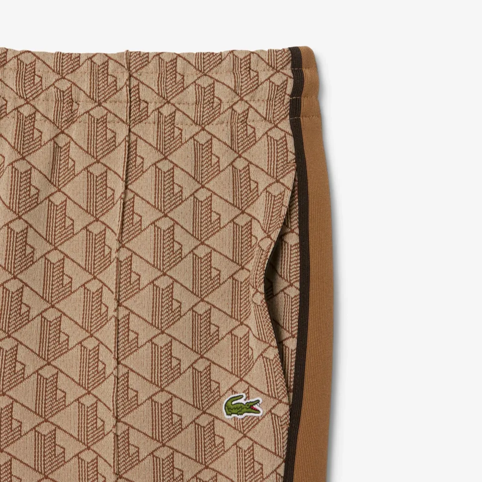 Lacoste miesten verryttelyhousut Parit Monogram Track Pant, beige