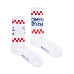 Makia Gastronomie Socks, valkoinen