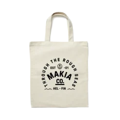 Makia kangaskassi, FERRY TOTE BAG Luonnonvalkoinen
