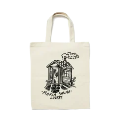 Makia kangaskassi, SAUNA TOTE BAG Luonnonvalkoinen