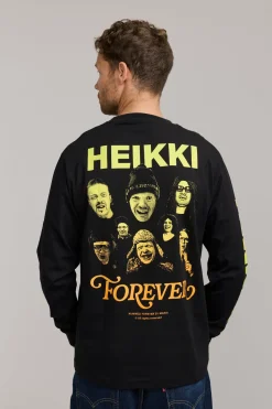 Makia Kummeli Heikki Long Sleeve Shirt, musta
