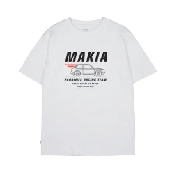 Makia Kummeli Racing T-shirt, valkoinen
