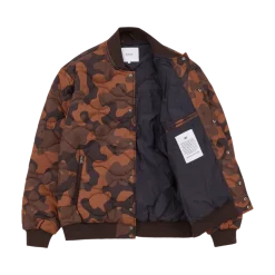 Makia Miesten Bombertakki, GRAVITY JACKET Oranssi Kuosi