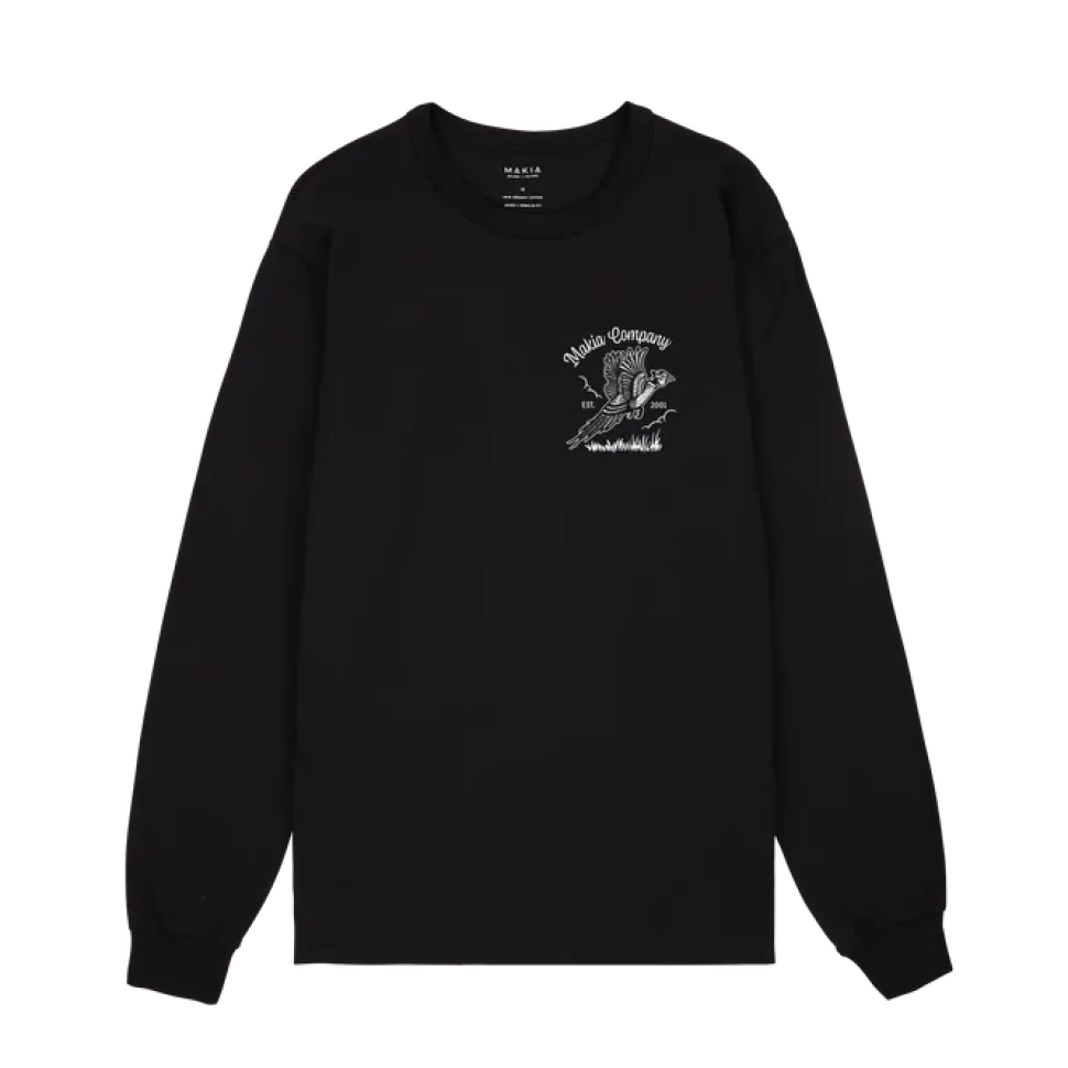Makia miesten college, Hunted Long Sleeve Musta