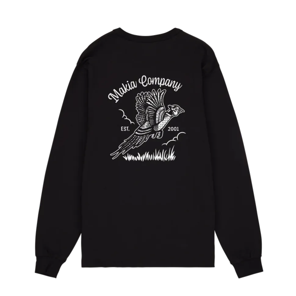 Makia miesten college, Hunted Long Sleeve Musta