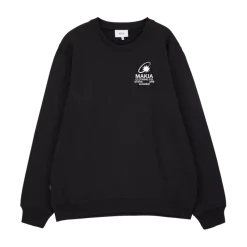 Makia miesten collegepaita K Cosmic Sweatshirt, musta