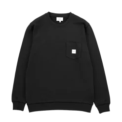 Makia Miesten Collegepaita SQUARE POCKET Musta