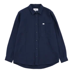 Makia miesten kauluspaita, HUSK SHIRT Tummansininen