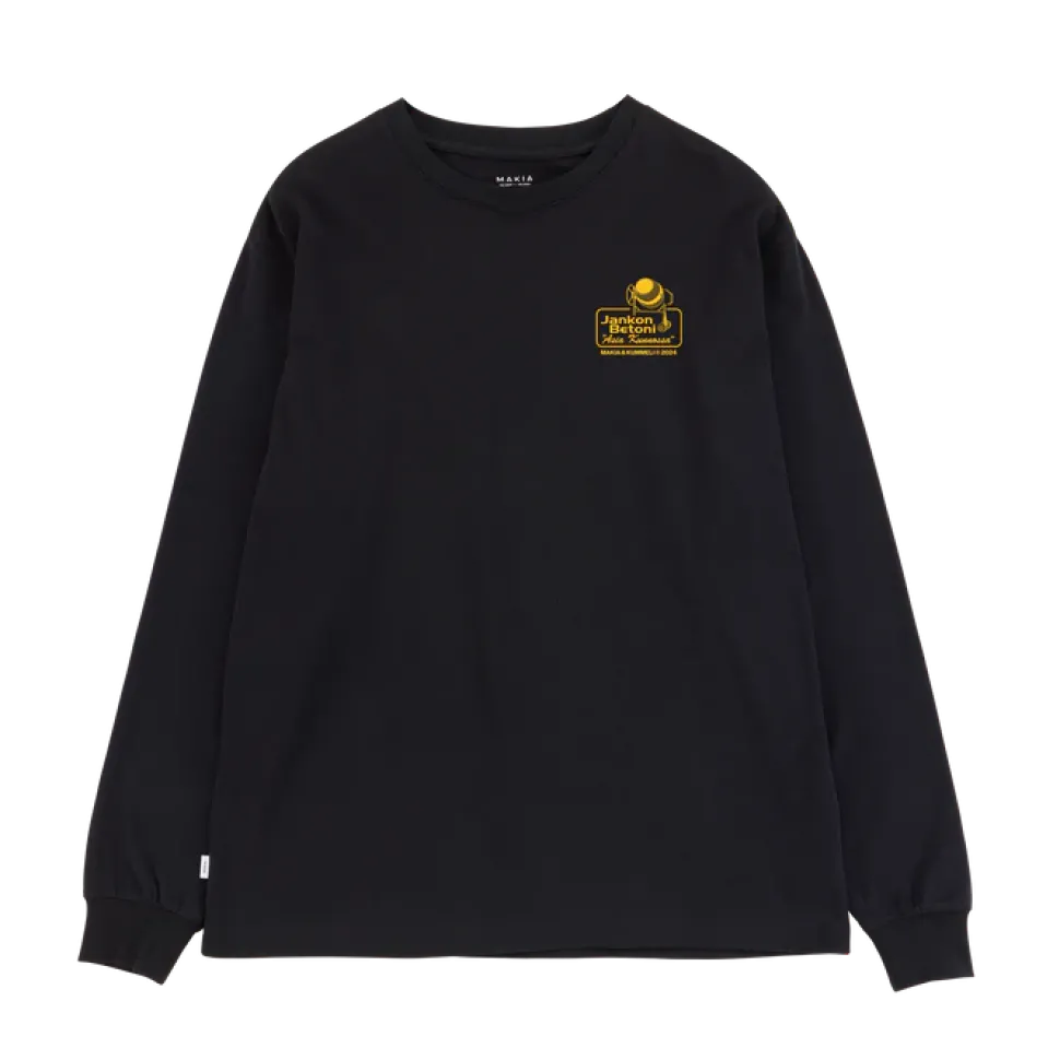 Makia, Miesten Paita, Betoni Long Sleeve Musta